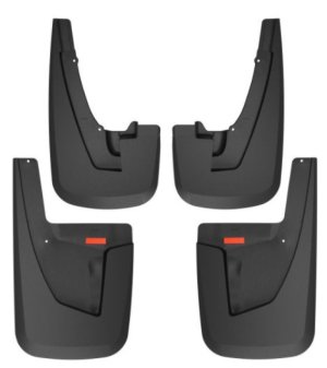 RAM 2500 Mud Guards - Front + Rear - Husky Liners - Custom Contoured - Black - `19-`22